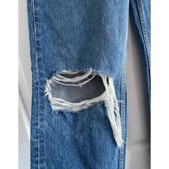 Triarchy x Josephine Skriver High Waisted Blue Jeans, size 27 - Picture 6 of 12